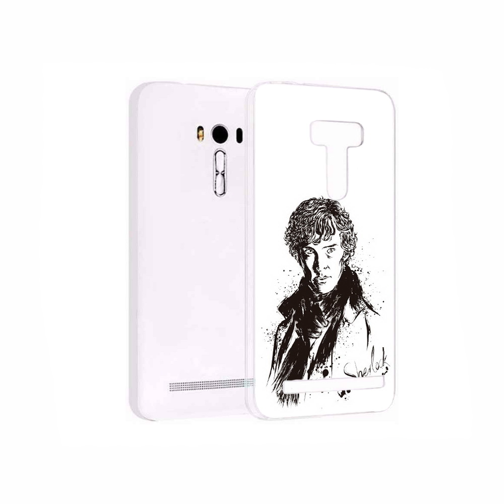 

Чехол MyPads Tocco для Asus ZenFone 2 Laser (ZE550KL) шерлок холмс портрет, Прозрачный, Tocco