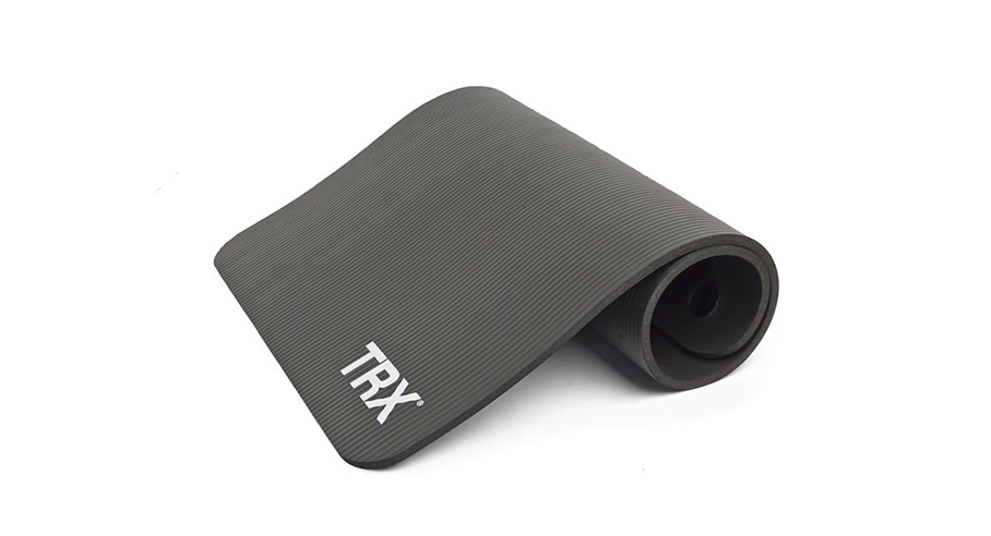 Коврик для йоги TRX EXMAT черный 120 см, 12 мм