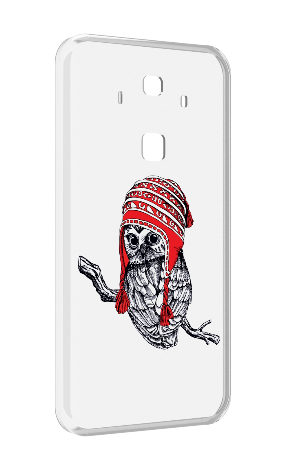 

Чехол MyPads сова-в-красной-шапке-на-веточке для Huawei Mate 10 Pro, Прозрачный, Tocco