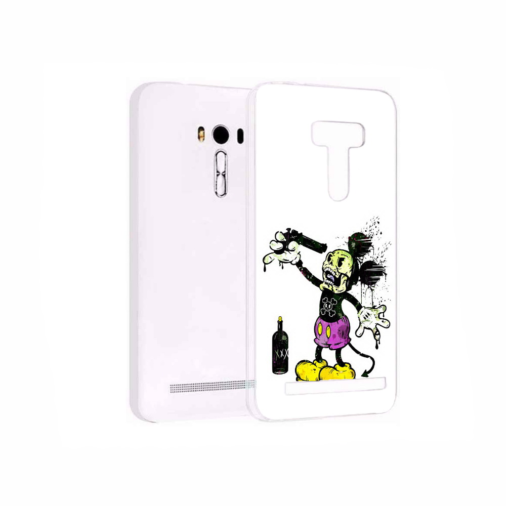 

Чехол MyPads Tocco для Asus ZenFone 2 Laser (ZE550KL) Драг Микки, Прозрачный, Tocco