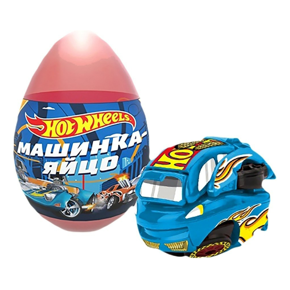 

Машинка Hot Wheels трансформер в яйце, Голубой;коричневый