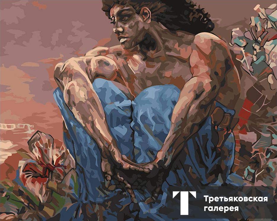 

Живопись по номерам Фрея Демон (Сидящий) 40x50, Фрея Демон (Сидящий