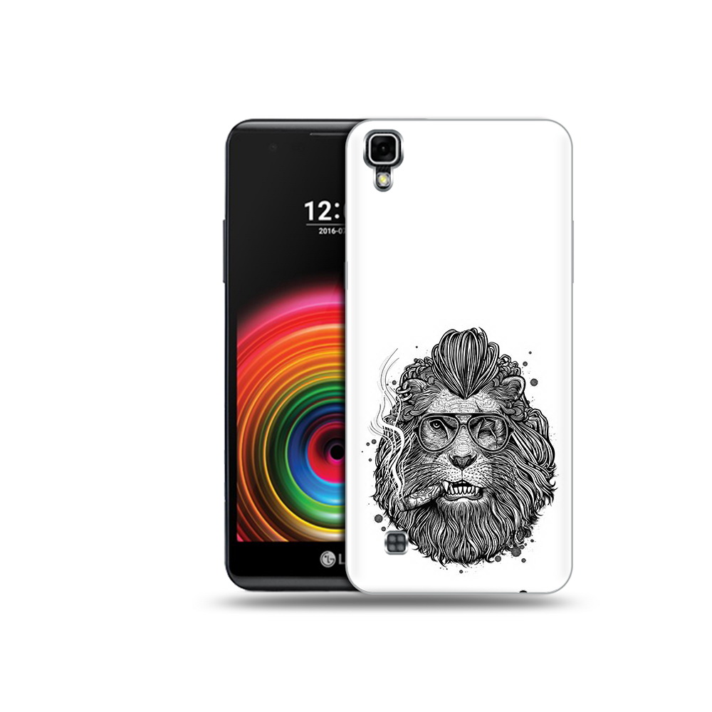 

Чехол MyPads Tocco для LG X Power курящий лев, Прозрачный, Tocco