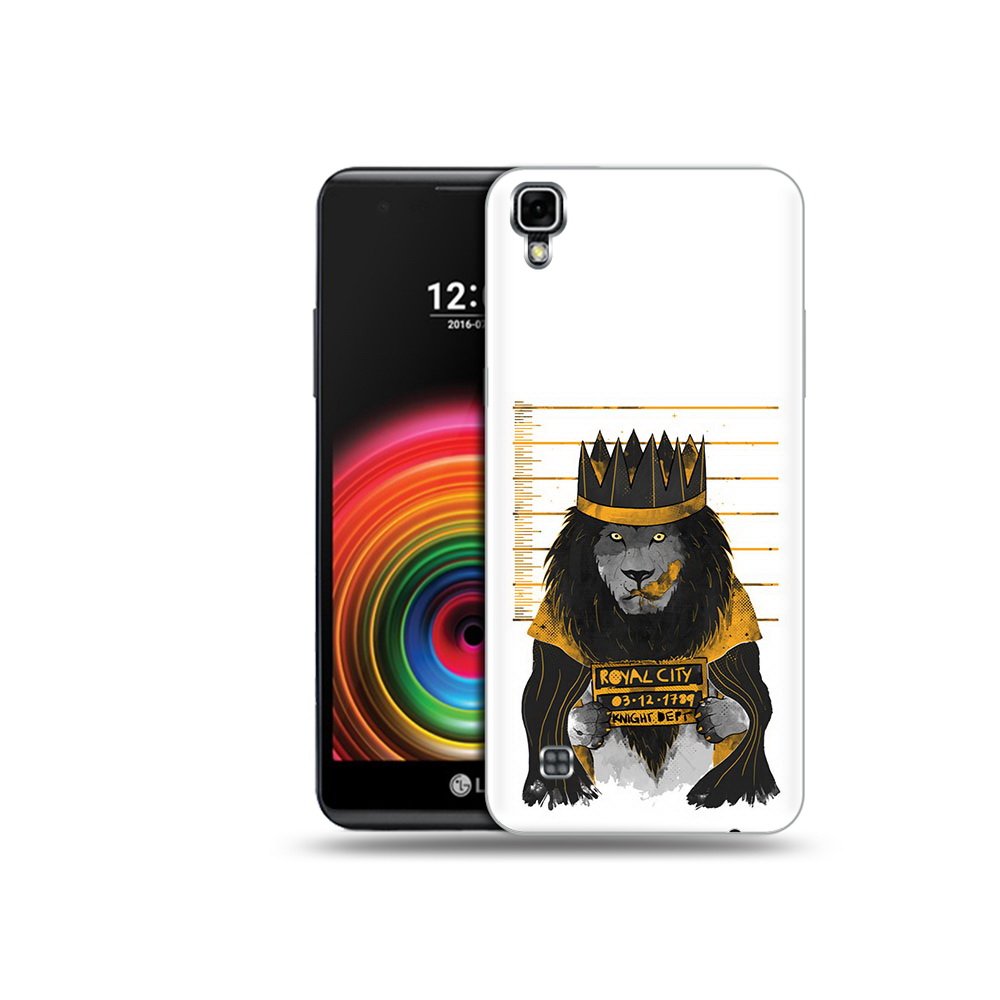 

Чехол MyPads Tocco для LG X Power лев в законе, Прозрачный, Tocco