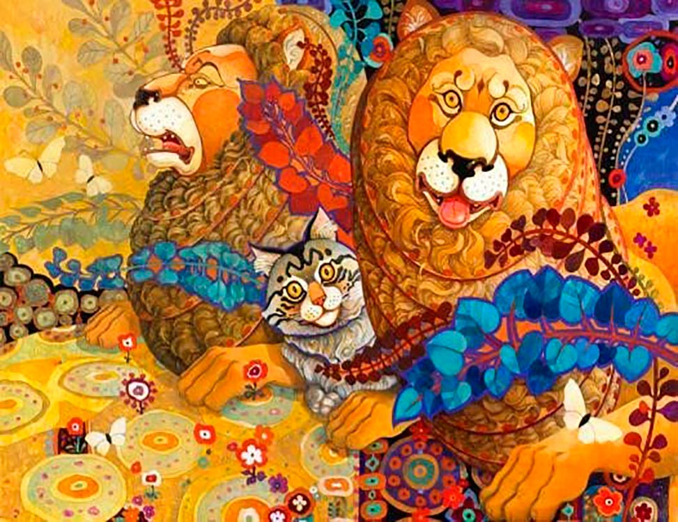 

Живопись по номерам Paintboy Кошачий Арт 40x50, Кошачий арт