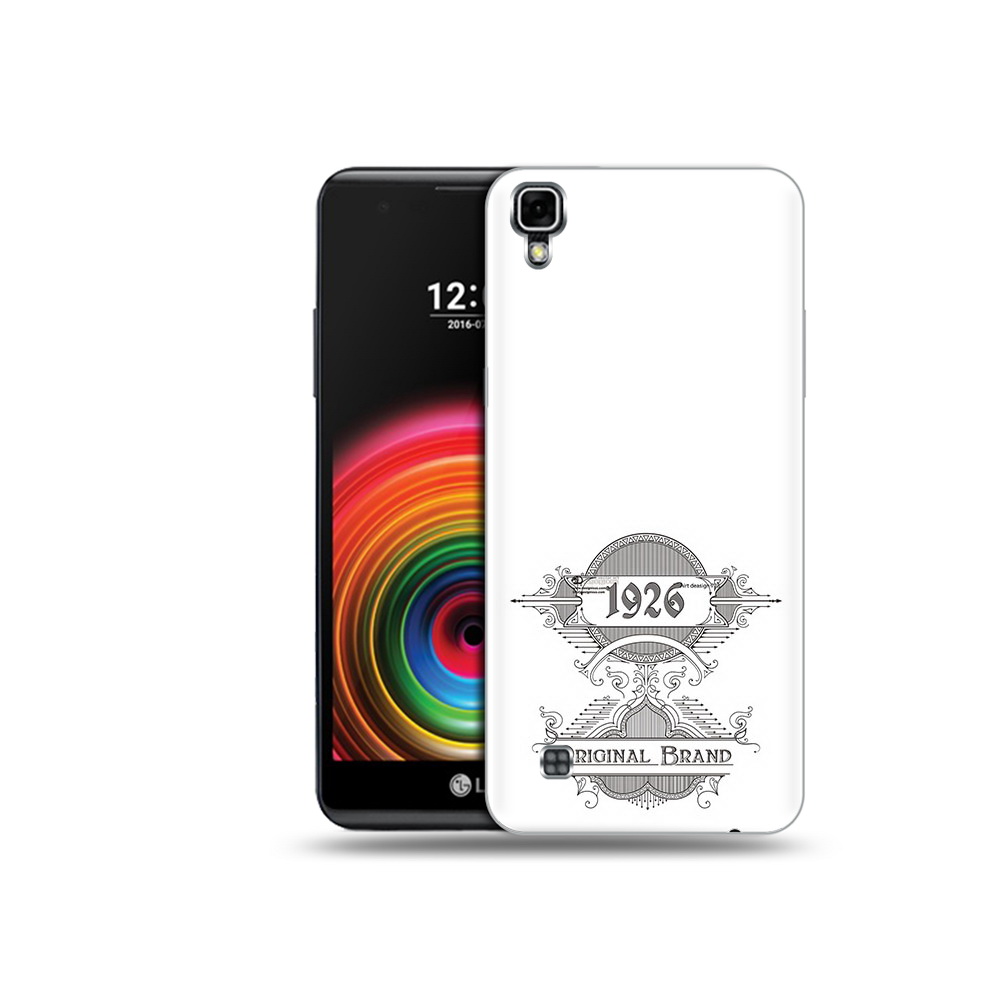 

Чехол MyPads Tocco для LG X Power логотип черно белый, Прозрачный, Tocco