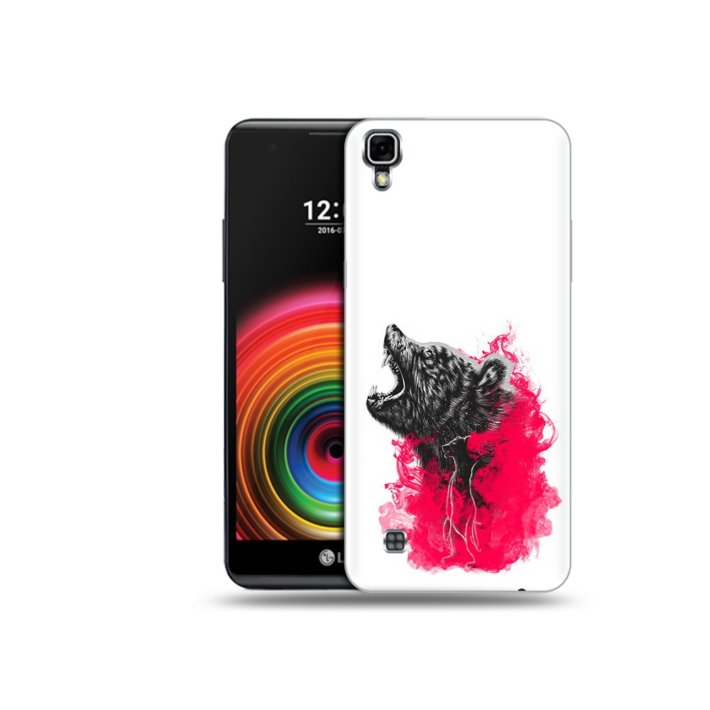 

Чехол MyPads Tocco для LG X Power медведь в дымке, Прозрачный, Tocco