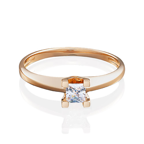 

Кольцо из красного золота с бриллиантом р. 16,5 PLATINA jewelry 01-4978-00-101-1110-30, 01-4978-00-101-1110-30