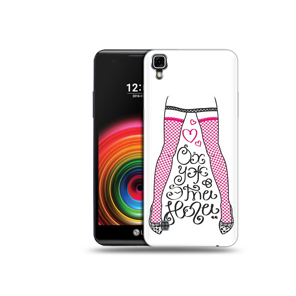 

Чехол MyPads Tocco для LG X Power нарисованные ноги в чулках, Прозрачный, Tocco