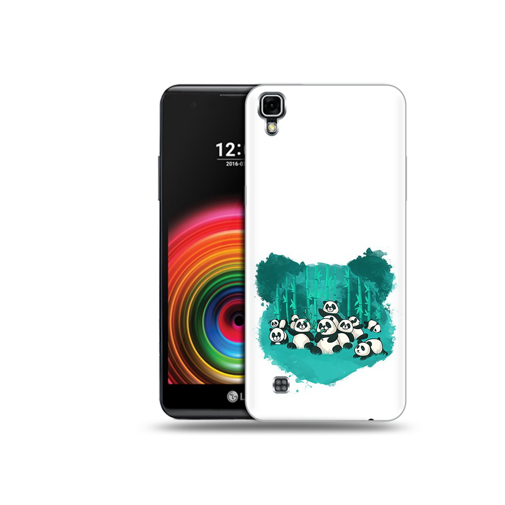 

Чехол MyPads Tocco для LG X Power нарисованные панды, Прозрачный, Tocco