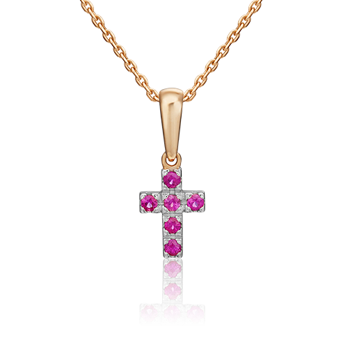 

Подвеска из красного золота с рубином PLATINA jewelry 03-0052-00-104-1110-30, 03-0052-00-104-1110-30