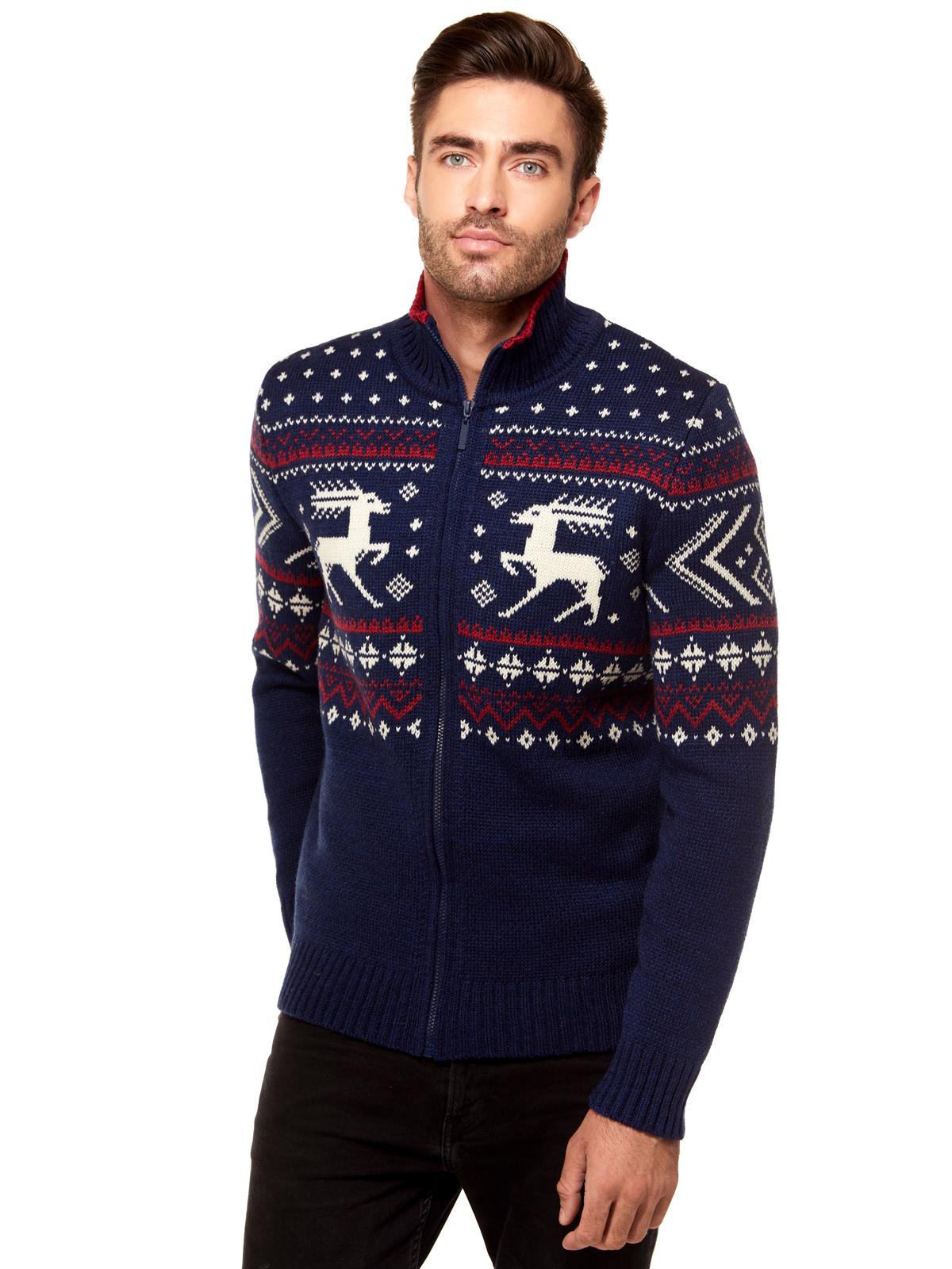 

Кардиган мужской Scandica Hunter синий 52/188, 730CAZM