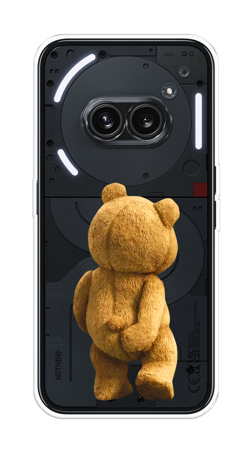 

Чехол на Nothing Phone 2a "Медвежья спина", Коричневый;прозрачный, 3300350-1