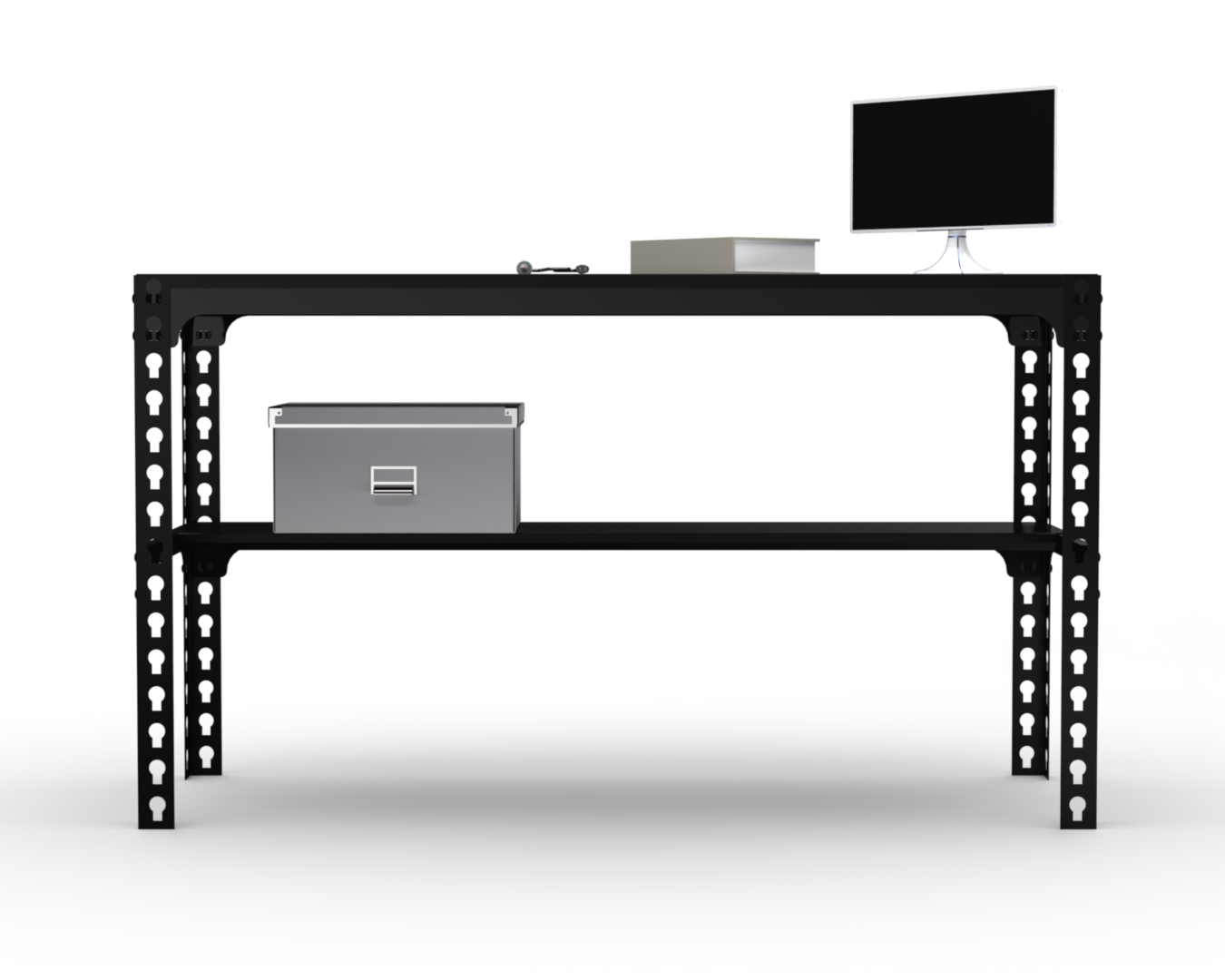 

Стол металлический Metalex 112288 750х1500х600 чёрный