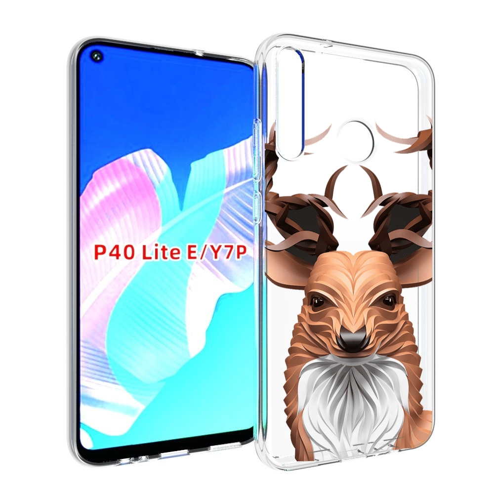 

Чехол бампер MyPads 3D-олень для Huawei P40 Lite E, Прозрачный, Tocco