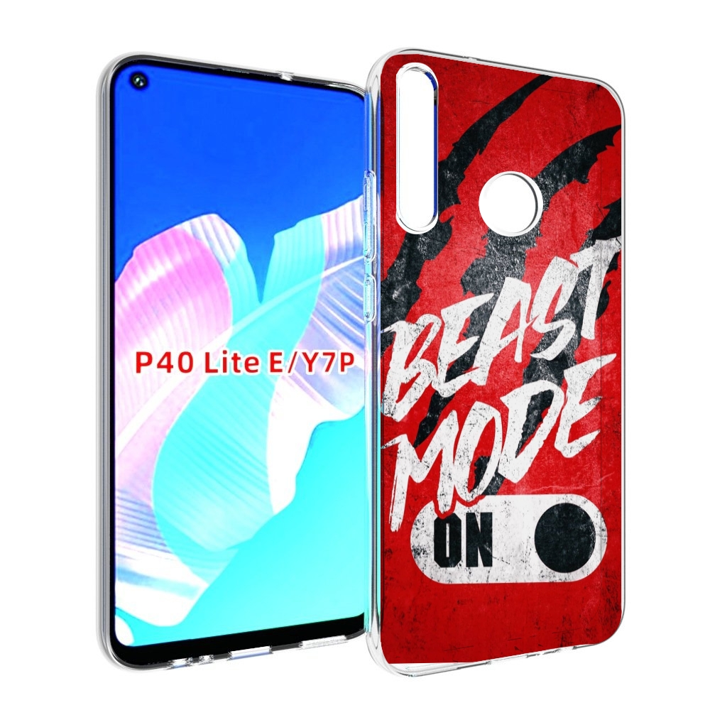 

Чехол Бампер Mypads Beast Inside You Для Huawei P40 Lite E, Прозрачный, Tocco