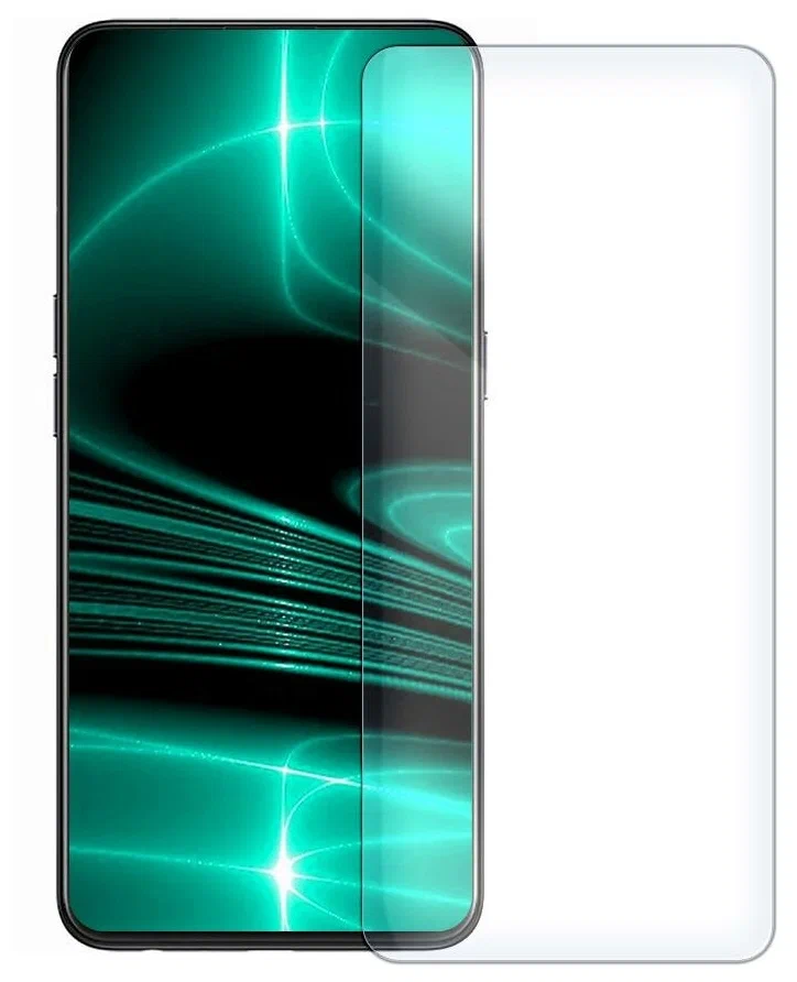 

Защитное стекло Krutoff для Tecno Pova 4 Pro, гибридное, гибкое, полный клей