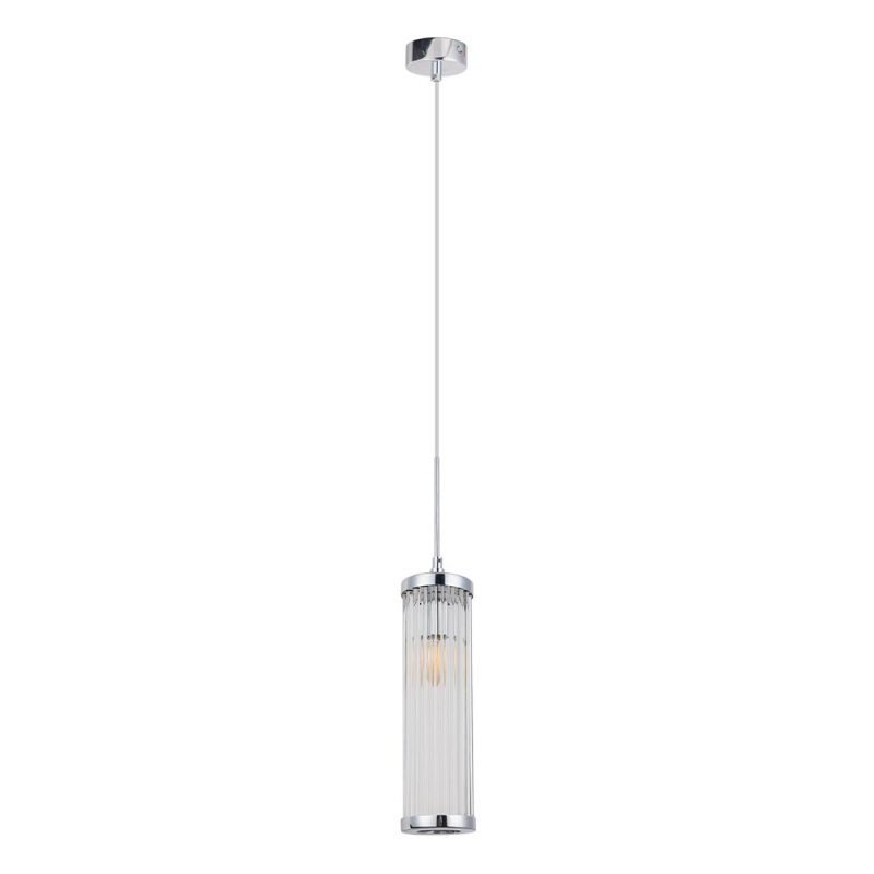 

Подвесной светильник Crystal Lux Tadeo SP1 D100 Chrome/Transparente, Tadeo
