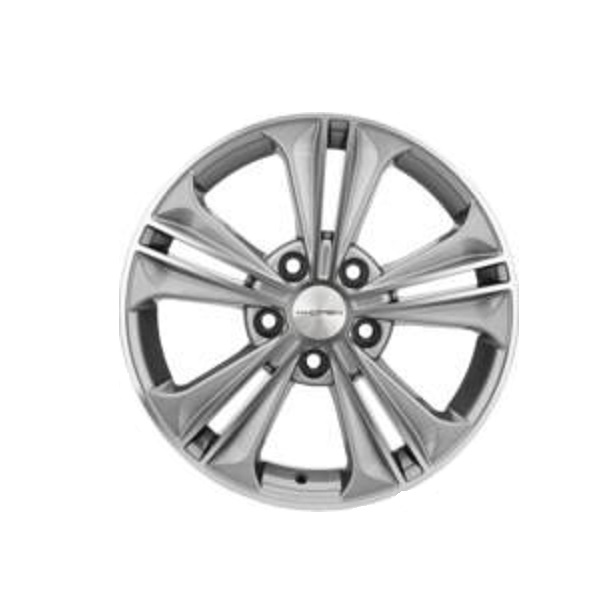 

Диск Khomen Wheels Double-Spoke 603 (ZV 16_Octavia) 6x16/5x112 ЕТ48 D57,1 G-Silver-FP