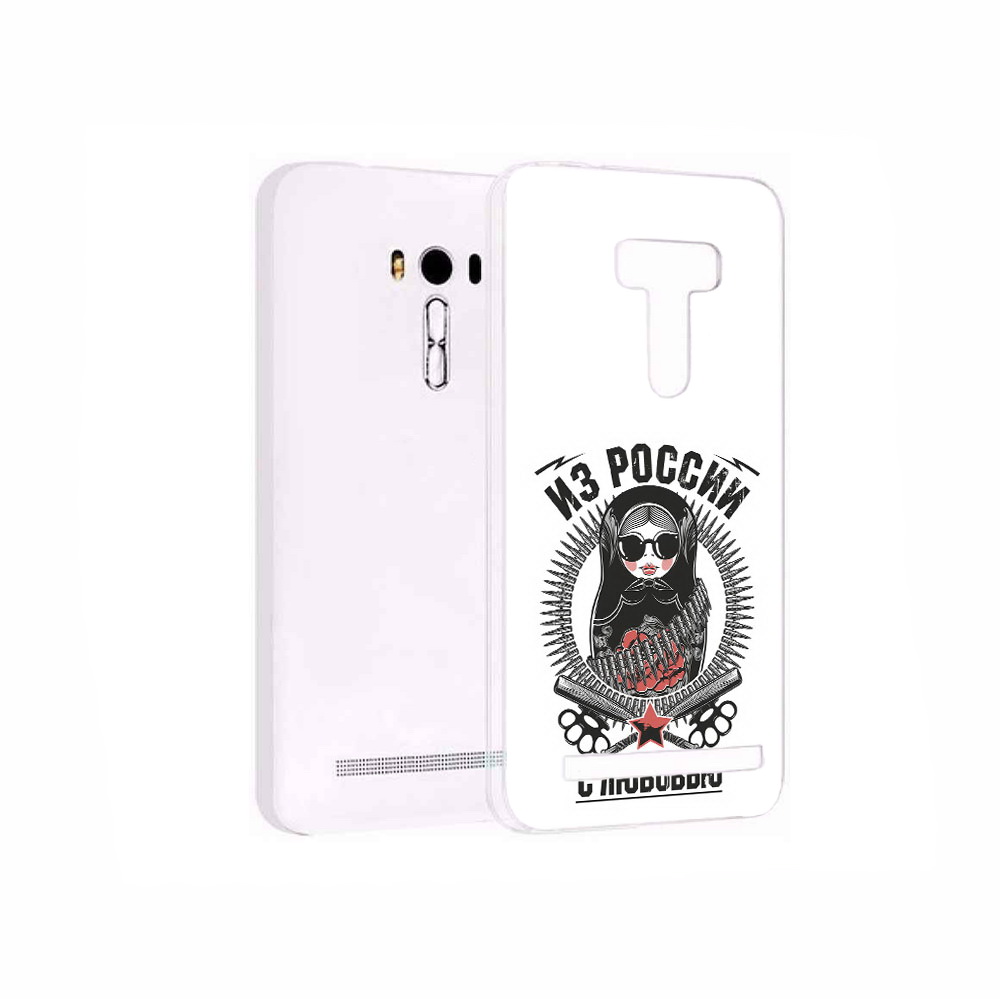 

Чехол MyPads Tocco для Asus ZenFone 2 Laser (ZE550KL) Из России с любовью, Прозрачный, Tocco