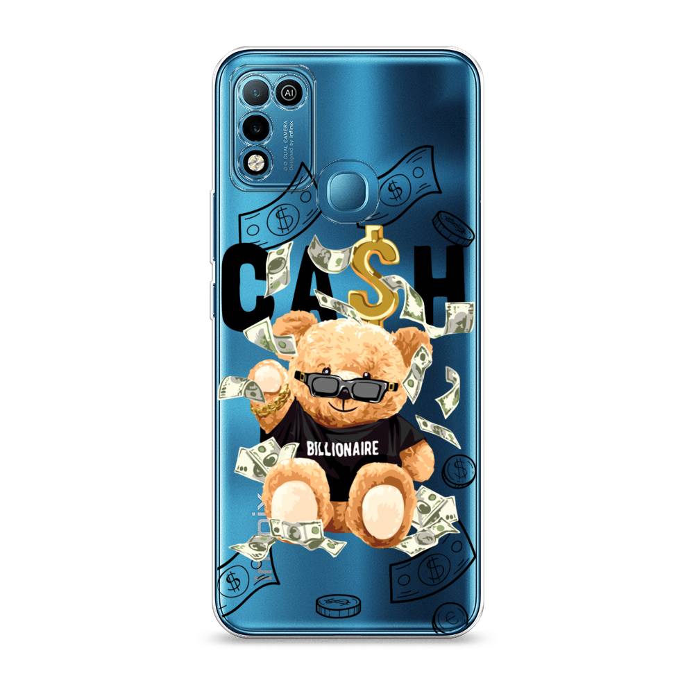 

Чехол на Infinix HOT 10 Play "Big cash", Черный;серый;бежевый, 3100650-6