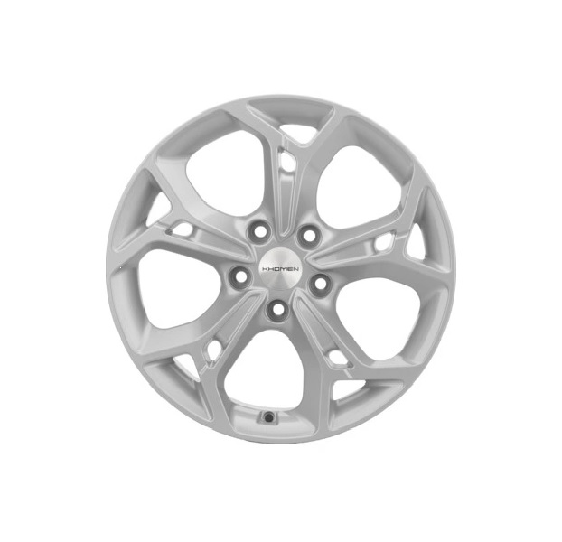 фото Диск khomen wheels double-spoke 702 (zv 17_x-trail) 7x17/5x114,3 ет45 d66,1 f-silver