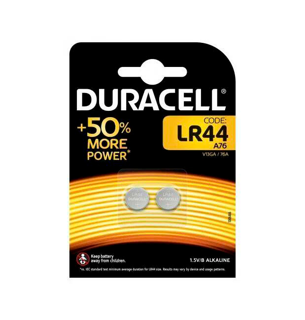 

Батарейка Duracell Lr44-2bl DURACELL арт. 5004347