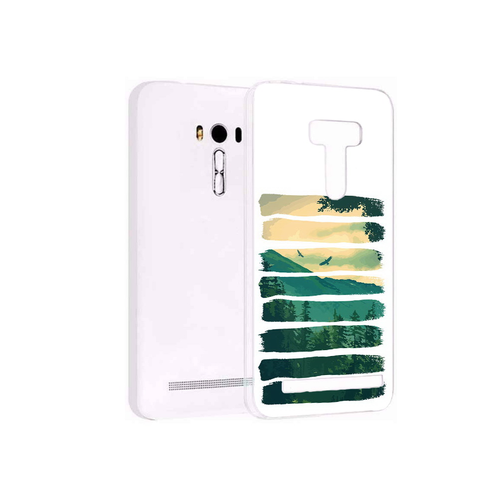 

Чехол MyPads Tocco для Asus ZenFone Selfie (ZD551KL) Лесная чаща, Прозрачный, Tocco