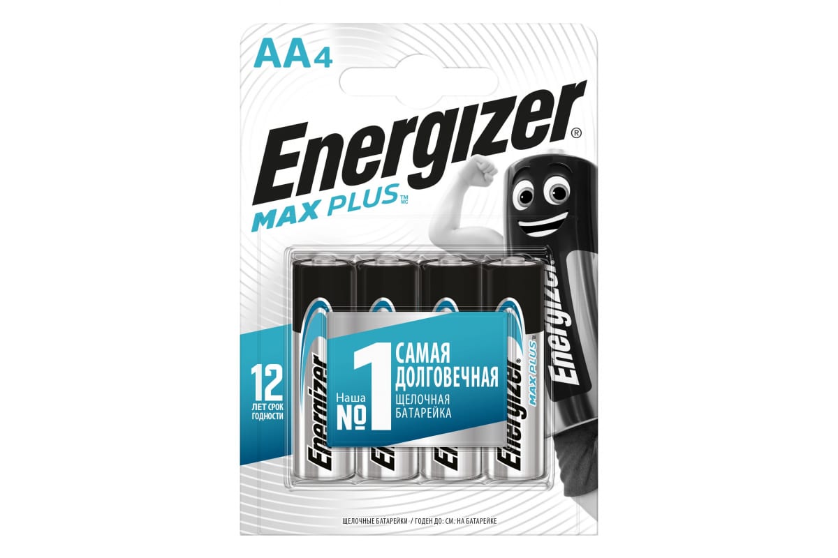 

Батарейка Energizer Lr6 Aa E91 Max Plus Bl-4 Energizer арт. E301325001/003