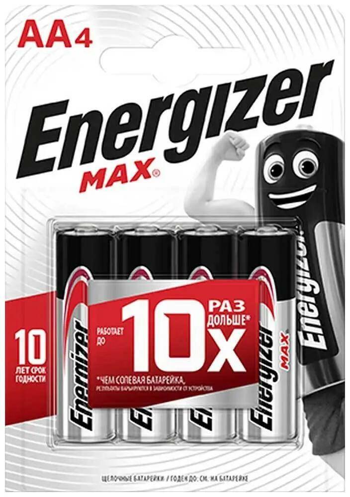 

Батарейка Energizer Lr6 Aa Max Bp-4 Energizer арт. E300157104/E301534401