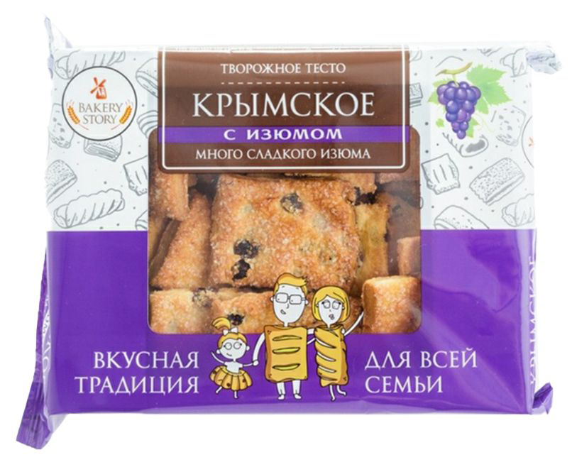 Печенье Bakery Story Крымское с изюмом сдобное 500 г