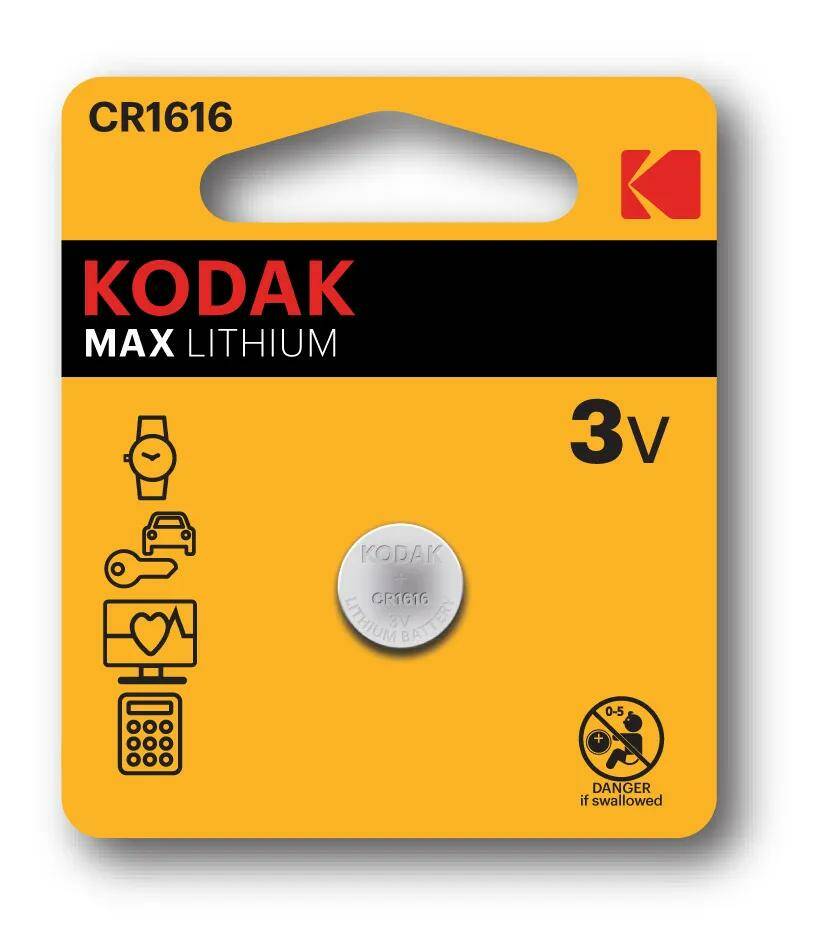 

Батарейка Kodak Cr1616-1bl Для Брелока Сигнализации KODAK арт. 30414747-RU1