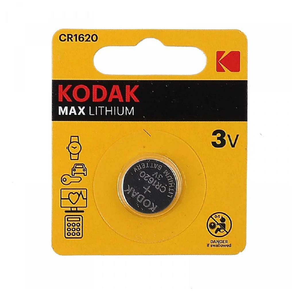 Батарейка Kodak Cr1620-1bl Для Брелока Сигнализации KODAK 30414327-RU1