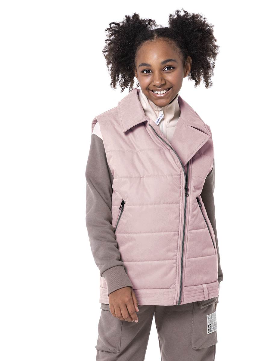 

Жилет детский NIKASTYLE 9м7824, сухая роза, 140, Розовый, 9м7824