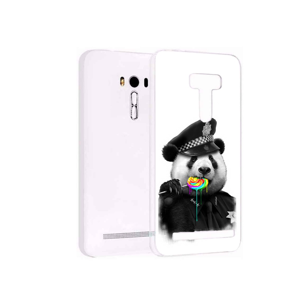 

Чехол MyPads Tocco для Asus ZenFone Selfie (ZD551KL) Панда полиция, Прозрачный, Tocco