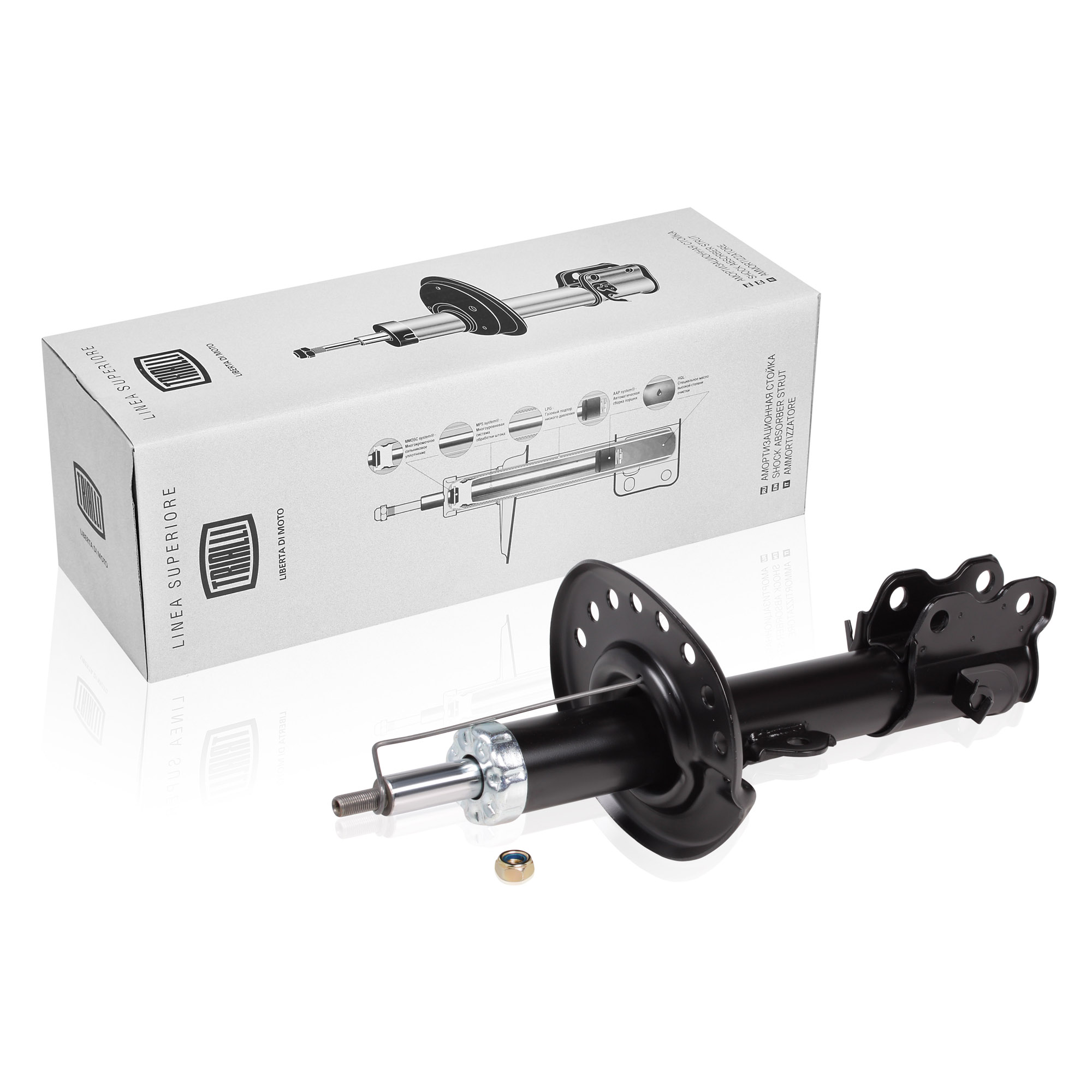 фото Амортизатор передний правый nissan juke trialli ag 14374 trialli ag14374