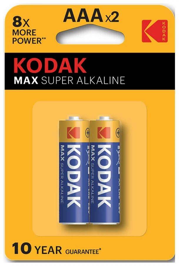 

Батарейка Kodak Lr03 Aaa Bl-2 Max KODAK арт. 30952874-RU1