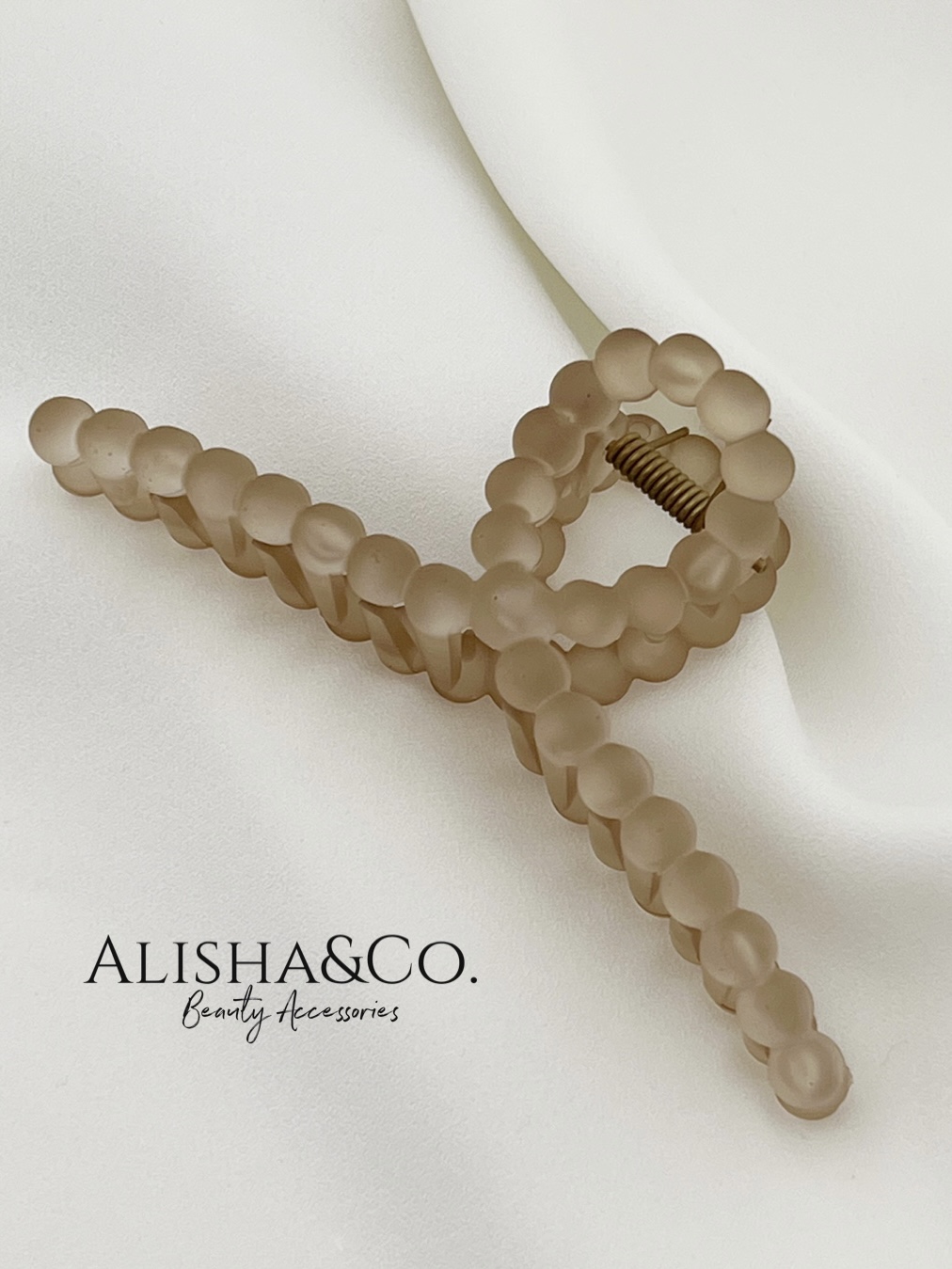 

Заколка-краб женская Alisha&Co. Bubble кола, 1 шт, Коричневый, Bubble