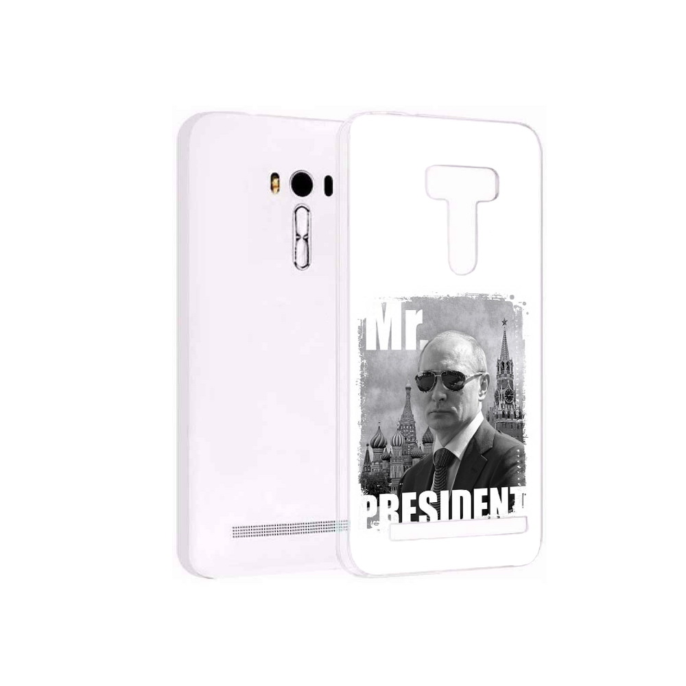 

Чехол MyPads Tocco для Asus ZenFone Selfie (ZD551KL) Путин, Прозрачный, Tocco