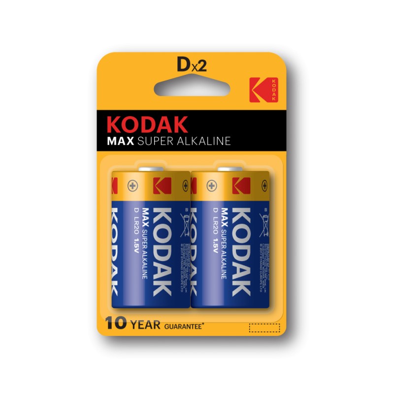 

Батарейка Kodak Lr20 Bl-2 Max KODAK арт. 30952843-RU1