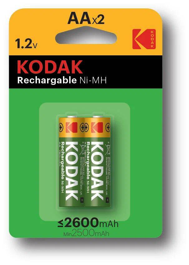 Батарейка Аккумулятор Kodak Hr6 Аа Bl-2 2600mah KODAK арт. 30955080-RU1