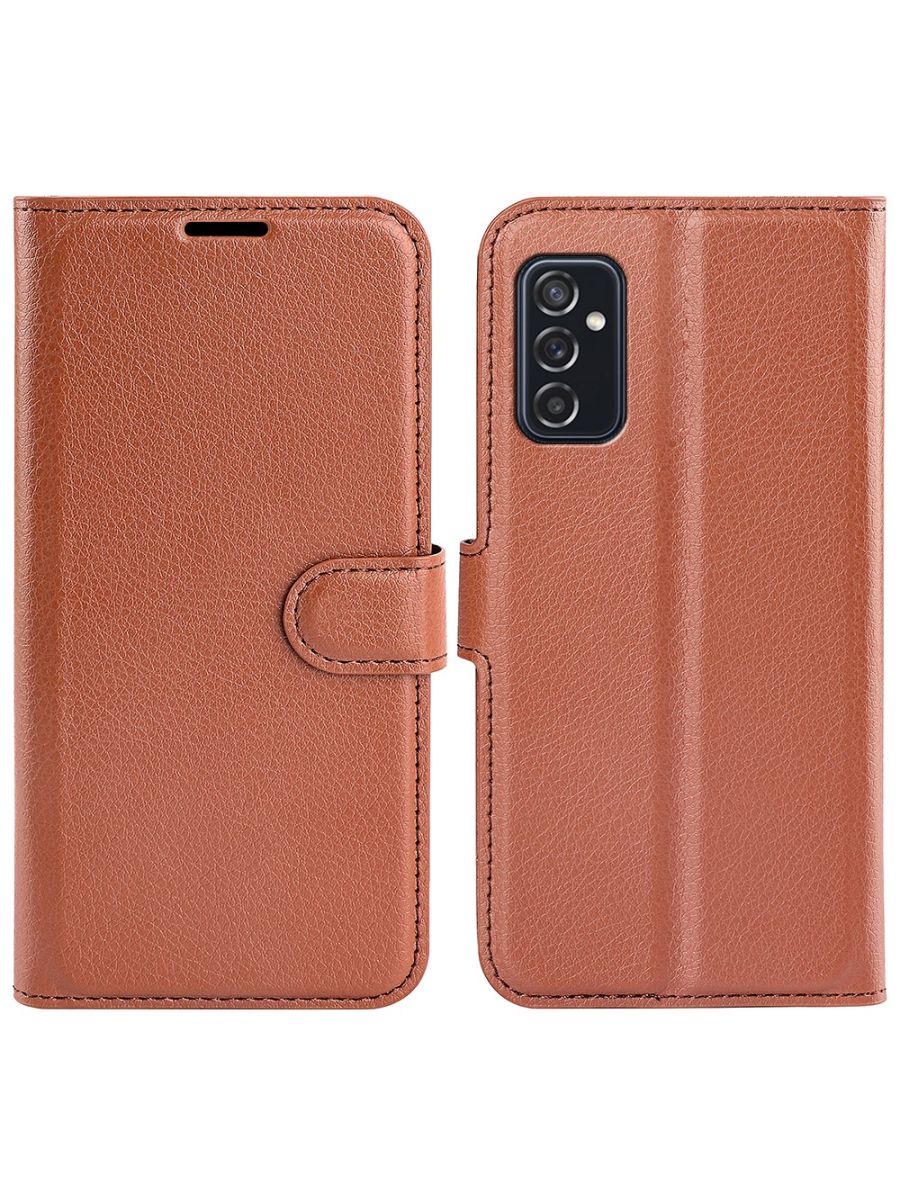 

Чехол Wallet для смартфона Samsung Galaxy M52 коричневый