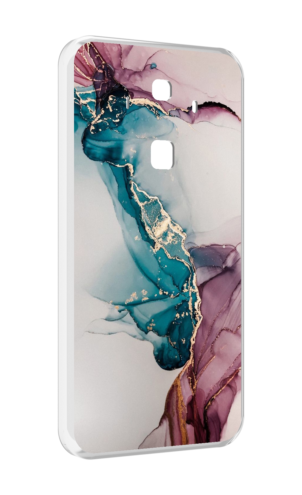 

Чехол MyPads фиолетовый синий краски для Huawei Mate 10 Pro, Прозрачный, Tocco