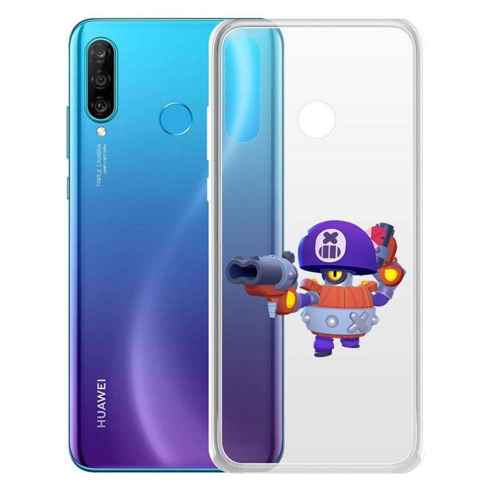 

Чехол-накладка Brawl Stars-Дэррил для Huawei P30 Liteor 20 Lite (RU)/20s/20e