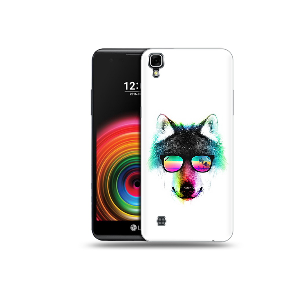 

Чехол MyPads Tocco для LG X Power радужный волк, Прозрачный, Tocco