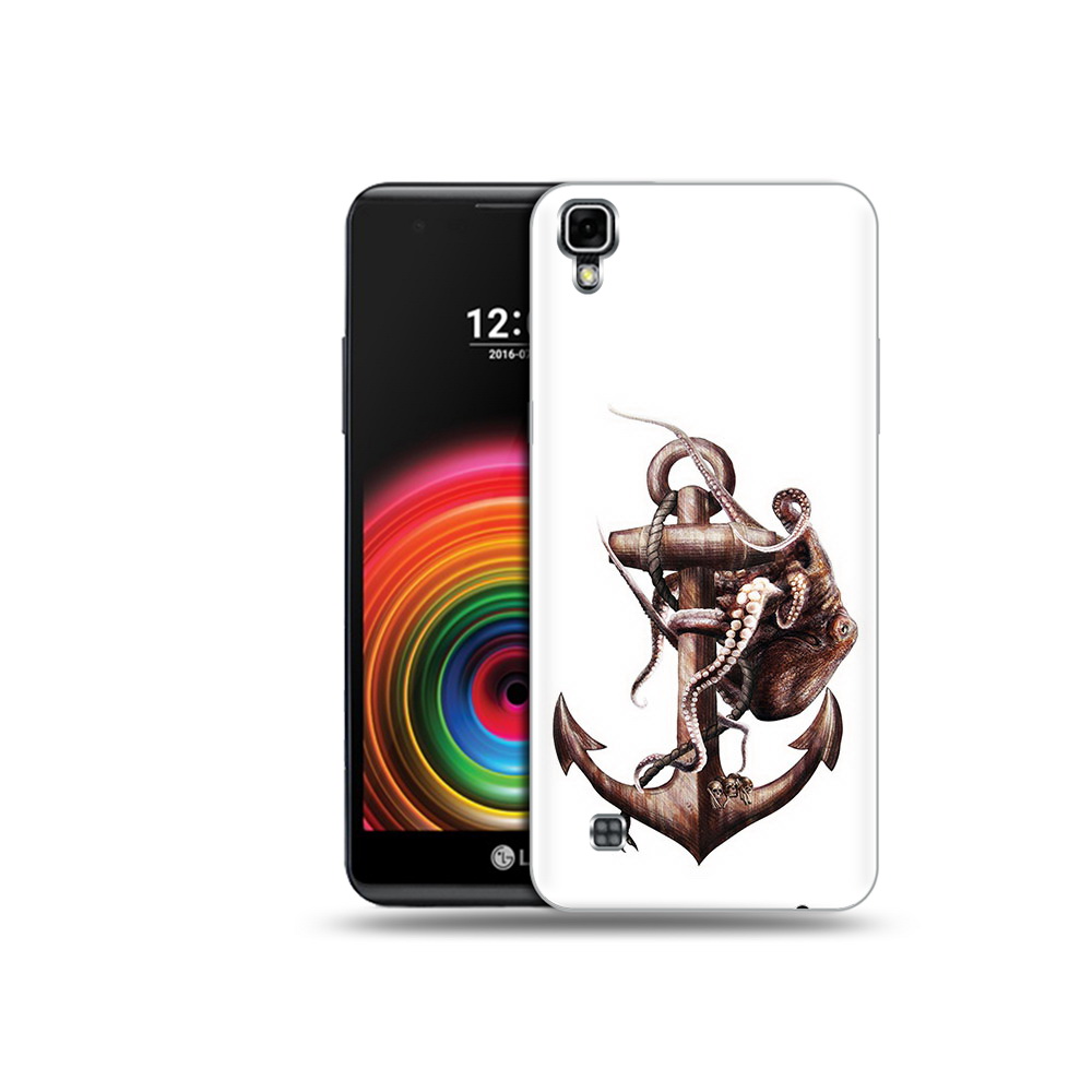 

Чехол MyPads Tocco для LG X Power ржавый якорь, Прозрачный, Tocco