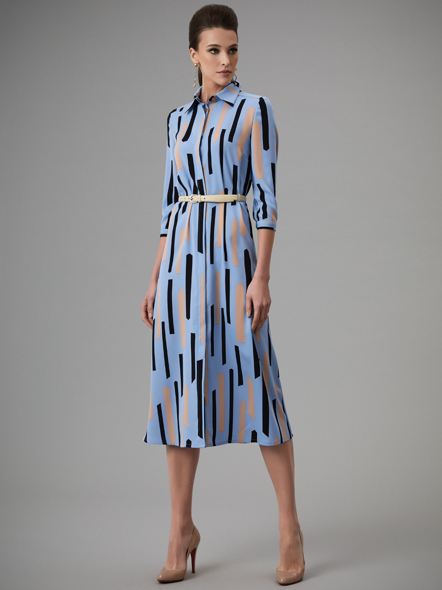 

Платье женское Арт-Деко P-845 голубое 42 RU, P-845