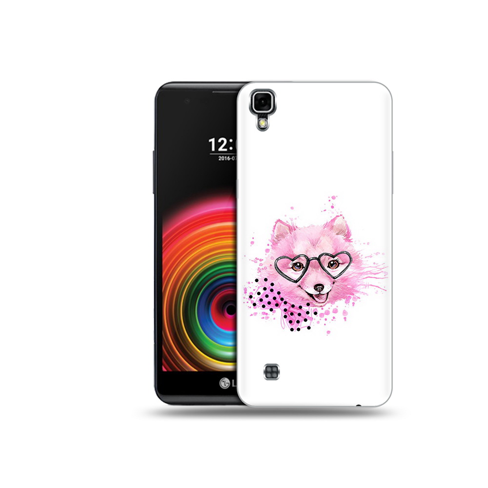 

Чехол MyPads Tocco для LG X Power розовый волченок, Прозрачный, Tocco