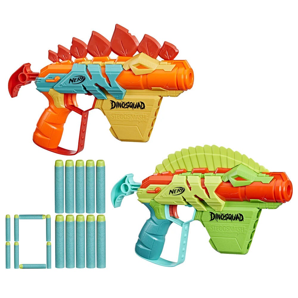 Игровой набор Nerf Stego Duo Pack 2шт бластеров и 10шт поролоновых снарядов