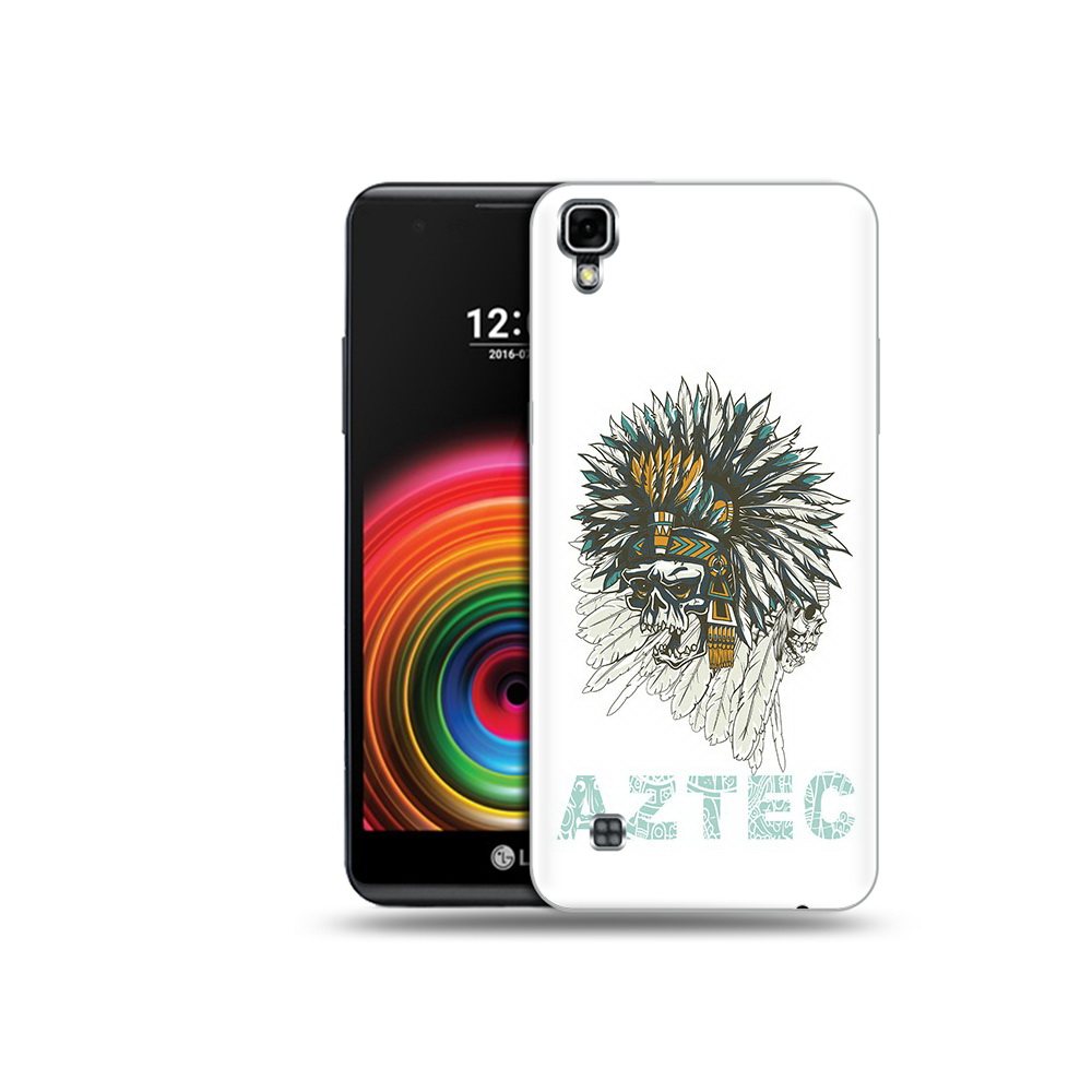

Чехол MyPads Tocco для LG X Power скелет индеец, Прозрачный, Tocco